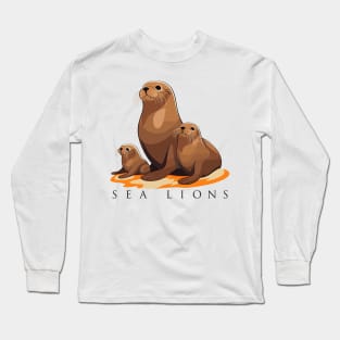 Sea Lions Long Sleeve T-Shirt